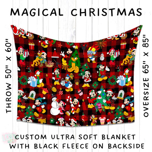 PREORDER Batch #216 - Cozy Christmas Blankets Presale - Closes 10/14 - ETA Early Dec - Magical Christmas