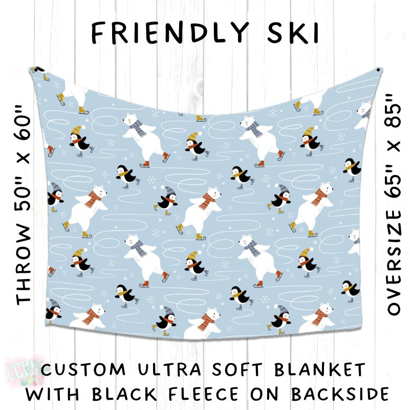 PREORDER Batch #216 - Cozy Christmas Blankets Presale - Closes 10/14 - ETA Early Dec - Friendly Ski