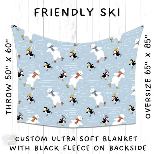 PREORDER Batch #216 - Cozy Christmas Blankets Presale - Closes 10/14 - ETA Early Dec - Friendly Ski