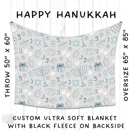 PREORDER Batch #216 - Cozy Christmas Blankets Presale - Closes 10/14 - ETA Early Dec - Happy Hanukkah