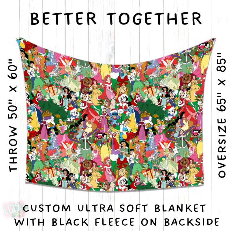 PREORDER Batch #216 - Cozy Christmas Blankets Presale - Closes 10/14 - ETA Early Dec - Better Together