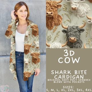 Batch #462 - Fun Run 17 - Closes 12/10 - ETA late Jan - 3D Cow Cardigan
