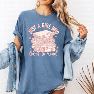 A Girl Who Loves To Read Tee