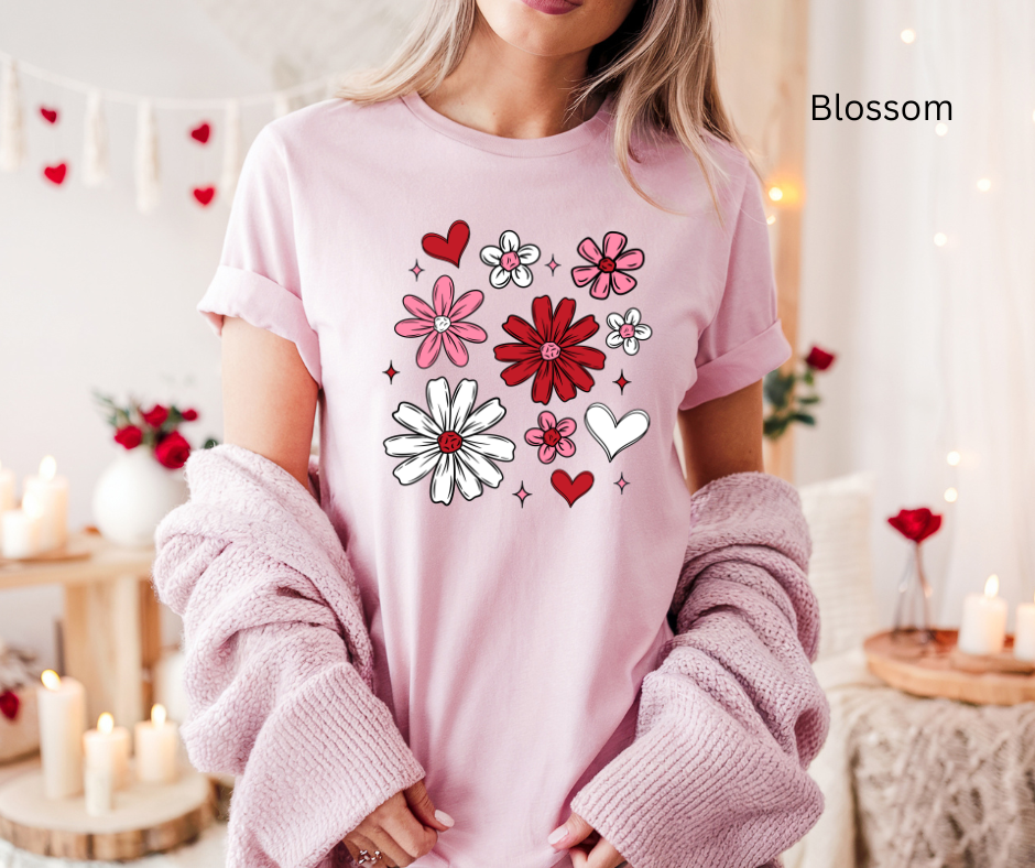 Valentine Floral Tee