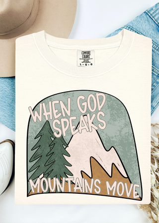 Mountains Move Comfort Colors T-Shirt