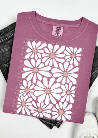 Boho Daisy Comfort Colors T-Shirt