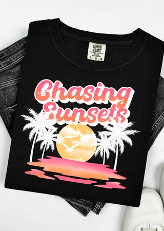 Chasing Sunsets Comfort Colors T-Shirt