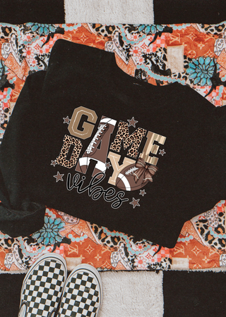Game Day Vibes Football Tee/Sweatshirt