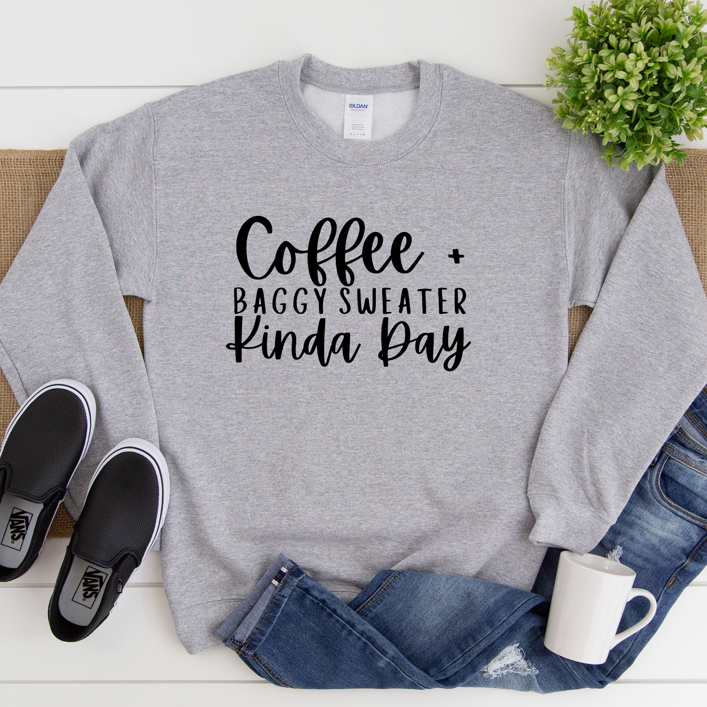 Coffee & Baggy Sweater