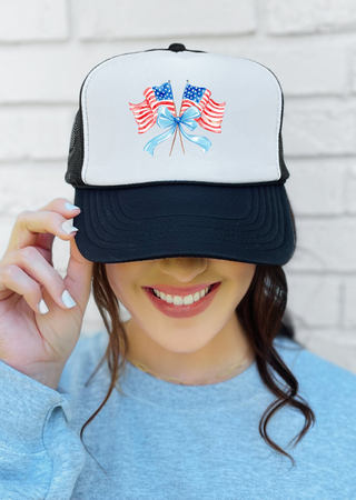 Watercolor Flag Trucker Hat