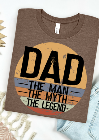Dad The Legend Bella Canvas T-Shirt