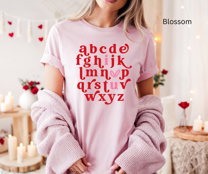 ALPHABET I love you Tee