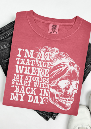 Back in the day Tee Comfort Colors T-Shirt