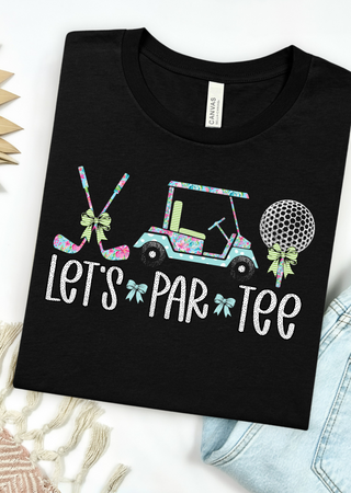 Floral Fairway  Bella Canvas T-Shirt