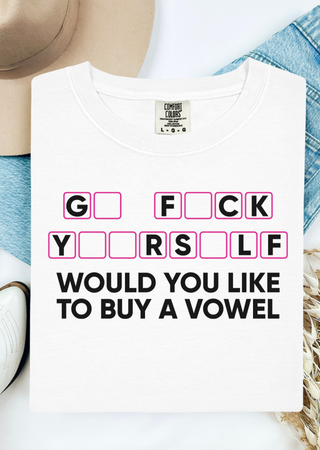Buy a Vowel Comfort Colors T-Shirt