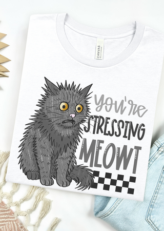 Stressing Meowt Bella Canvas T-Shirt