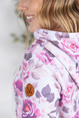 IN STOCK Hailey Pullover Hoodie - Pink Blossom
