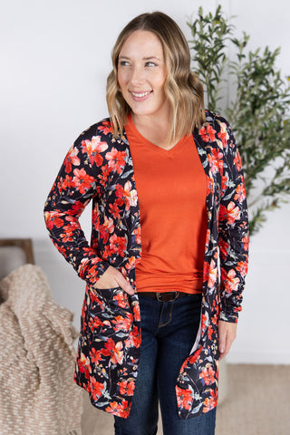 IN STOCK Classic Cardigan - Sunset Floral FINAL SALE