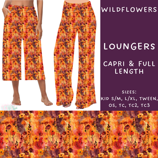 PREORDER Batch #204 - Hello Fall - Closes 9/20 - ETA early Nov - Wildflowers Capri and Full Length Loungers