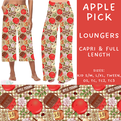 PREORDER Batch #204 - Hello Fall - Closes 9/20 - ETA early Nov - Apple Pick Capri and Full Length Loungers