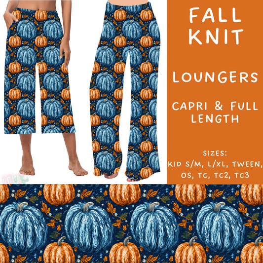 PREORDER Batch #204 - Hello Fall - Closes 9/20 - ETA early Nov - Fall Knit Capri and Full Length Loungers