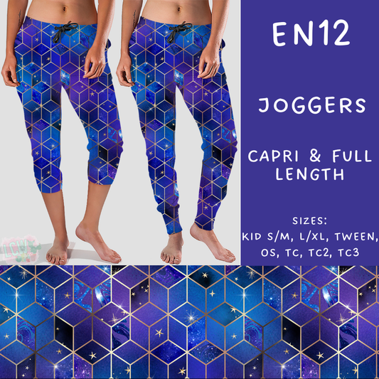 PREORDER Batch #206 - Electric Night - Closes - 9/25 - ETA early Nov - EN12 Full and Capri Length Joggers