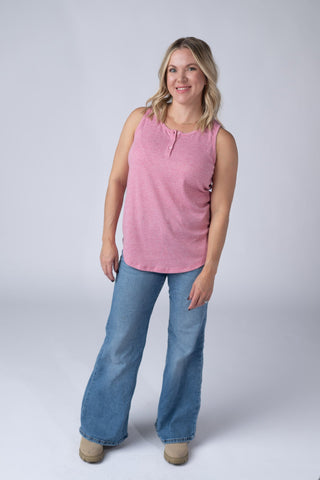 IN STOCK Alison Henley Tank - Rose FINAL SALE