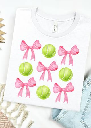 Tennis & Bows Bella Canvas T-Shirt