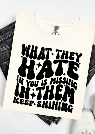 Keep Shining Tee Comfort Colors T-Shirt