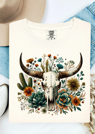 Western Skulls Comfort Colors T-Shirt