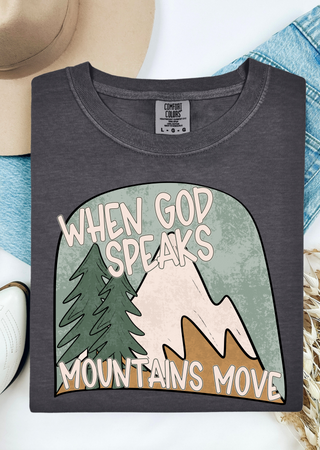 Mountains Move Comfort Colors T-Shirt