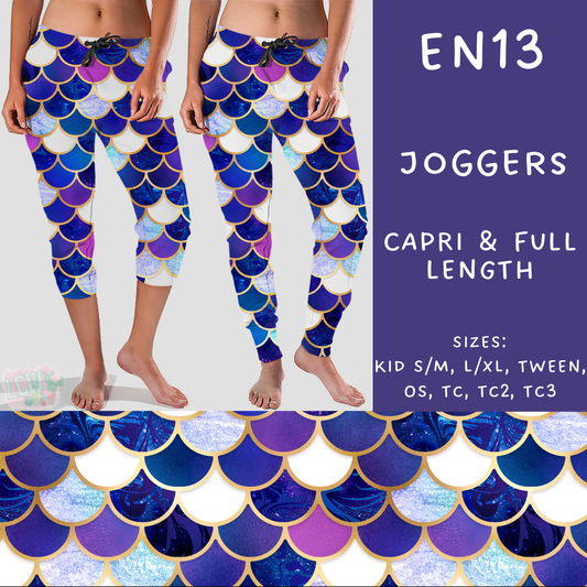 PREORDER Batch #206 - Electric Night - Closes - 9/25 - ETA early Nov - EN13 Full and Capri Length Joggers