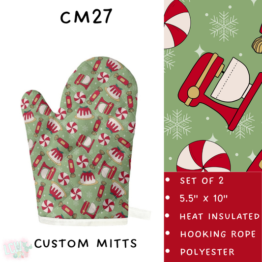 Batch #233 - Baking Spirits Bright  - Closes 10/31 - ETA early/mid Dec - CM27 Mitts