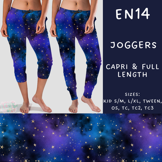 PREORDER Batch #206 - Electric Night - Closes - 9/25 - ETA early Nov - EN14 Full and Capri Length Joggers