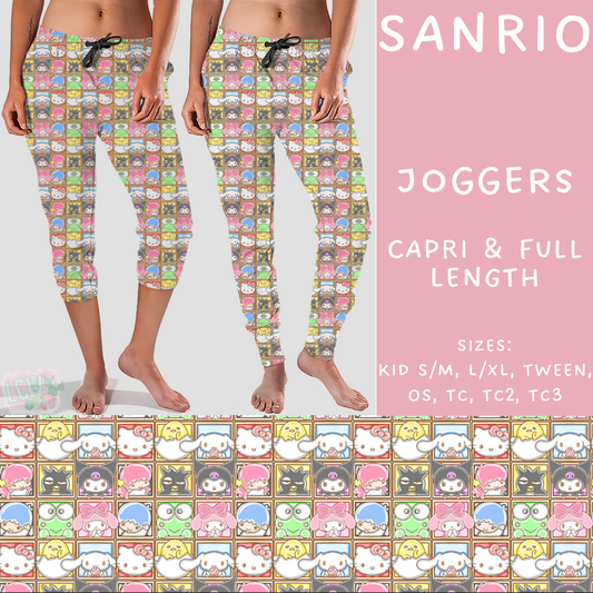 Batch #268 - November Request Run - Closes 1/10 - ETA late March - Sanrio Full and Capri Length Joggers