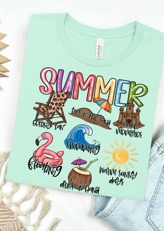 Summer Things T-Shirt, Tank