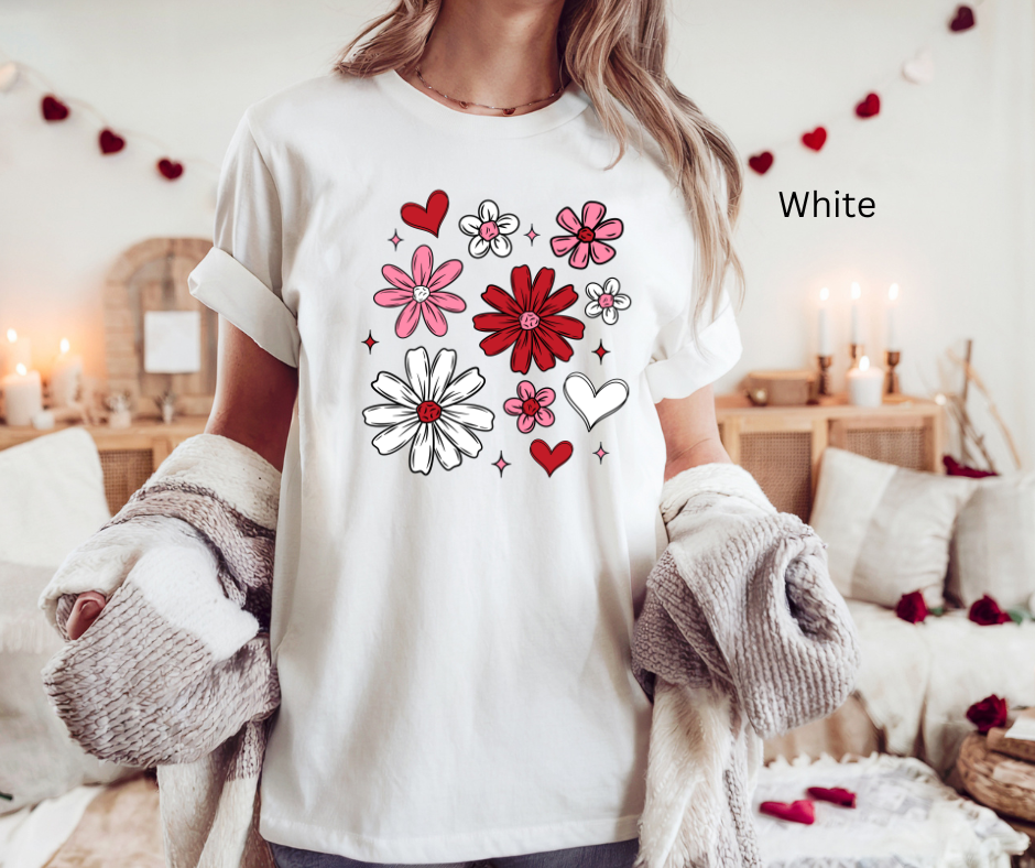 Valentine Floral Tee