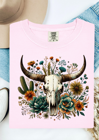 Western Skulls Comfort Colors T-Shirt