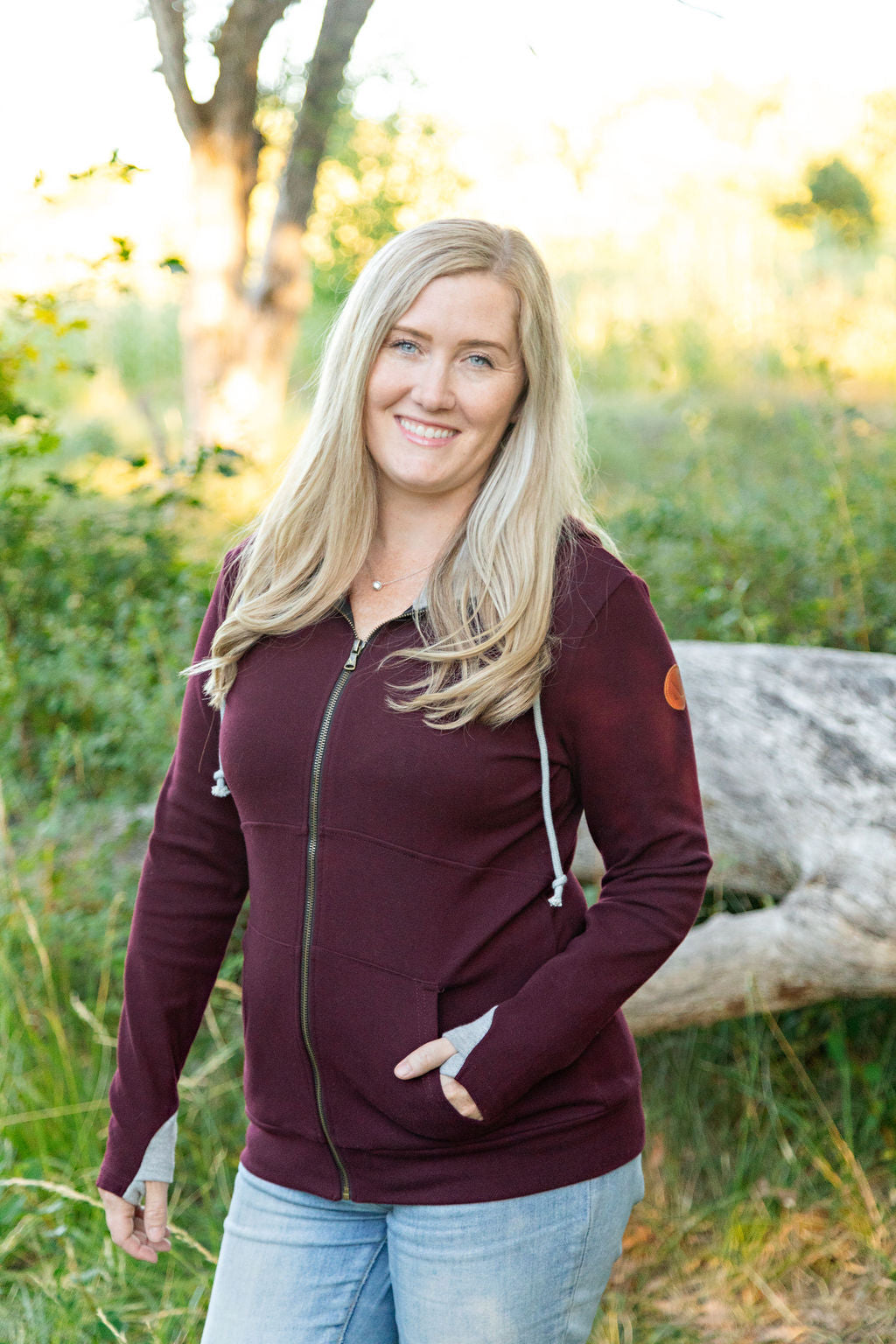 Classic FullZip - Burgundy | Women's Hoodie FINAL SALE