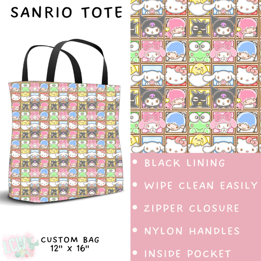 Batch #268 - November Request Run - Closes 1/10 - ETA late March - Sanrio Tote