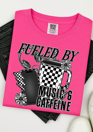 Caffeine & Chords Comfort Colors T-Shirt