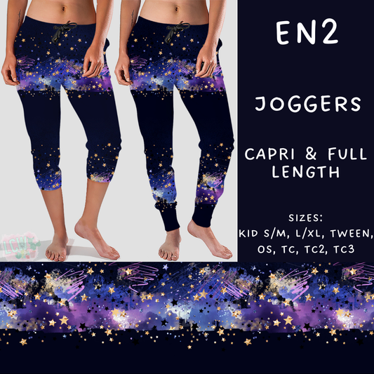 PREORDER Batch #206 - Electric Night - Closes - 9/25 - ETA early Nov - EN2 Full and Capri Length Joggers