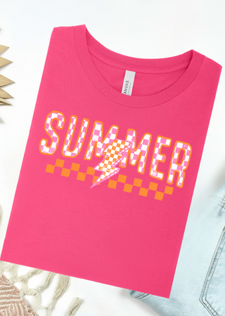 Shockin’ Summer Vibes  Bella Canvas T-Shirt