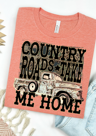 Country Roads Bella Canvas T-Shirt