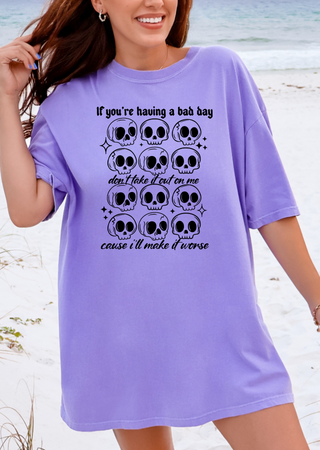 Bad Day Skelly Tee