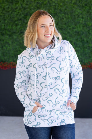 IN STOCK Ashley Hoodie - Green Ribbons