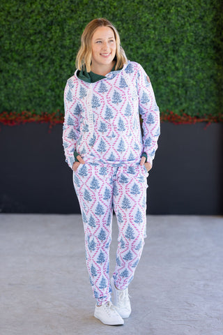 IN STOCK Hailey Pullover Hoodie - Candy Cane Lane