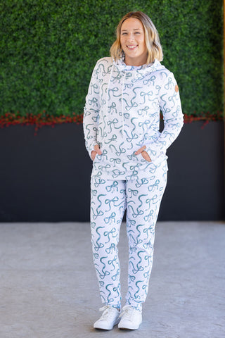 IN STOCK Ashley Hoodie - Green Ribbons