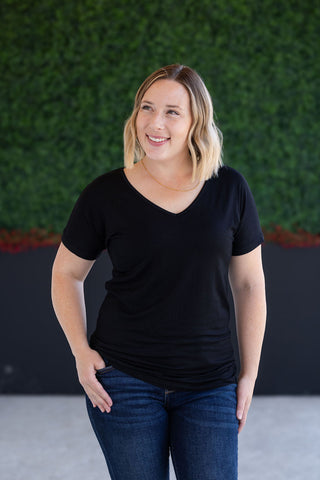 IN STOCK Chloe Cozy Tee - Black