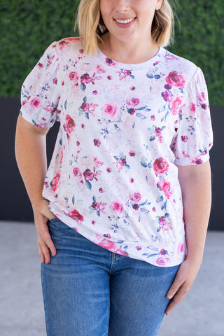 IN STOCK Katie Cozy Top - Pink Bloom